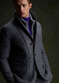 Paul Stuart Wool Jacket with Removable Knit Collar, thumbnail 9