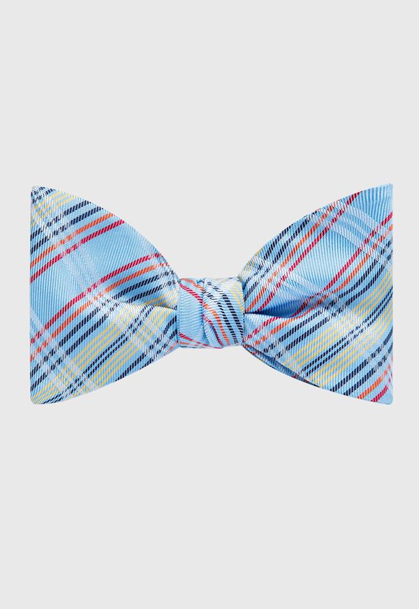 Paul Stuart Silk Plaid Bow Tie, image 1