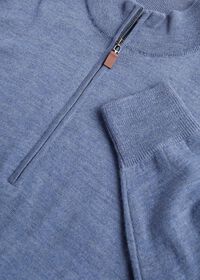 Paul Stuart Merino Wool Quarter Zip Sweater, thumbnail 2