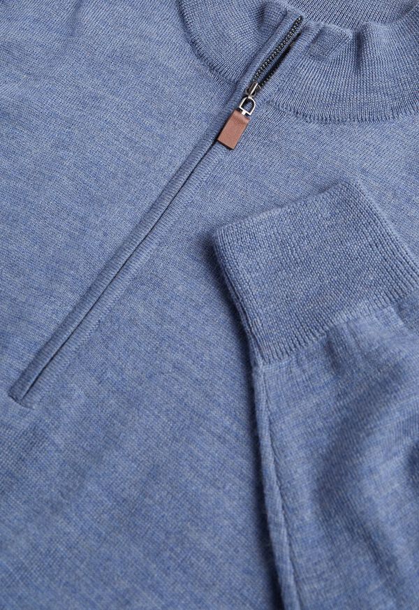 Paul Stuart Merino Wool Quarter Zip Sweater, image 2