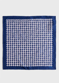 Paul Stuart Houndstooth Silk Pocket Square, thumbnail 2