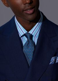 Paul Stuart Silk Twill Floral Medallion Tie, thumbnail 2