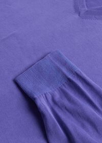 Paul Stuart Fine Gauge Cotton V-Neck Sweater, thumbnail 3