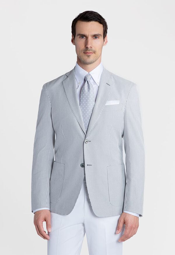 Paul Stuart Striped Cotton Sport Jacket, image 1