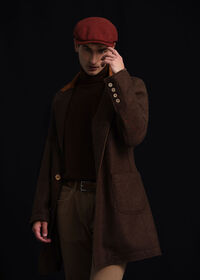 Paul Stuart Wool Raw Edge Coat, thumbnail 6