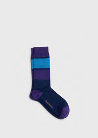 Paul Stuart Cotton Colorblock Sock, thumbnail 1