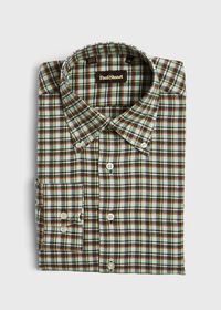 Paul Stuart Flannel Plaid Sport Shirt, thumbnail 1
