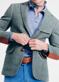 Paul Stuart Tweed Jacket with Suede, thumbnail 6