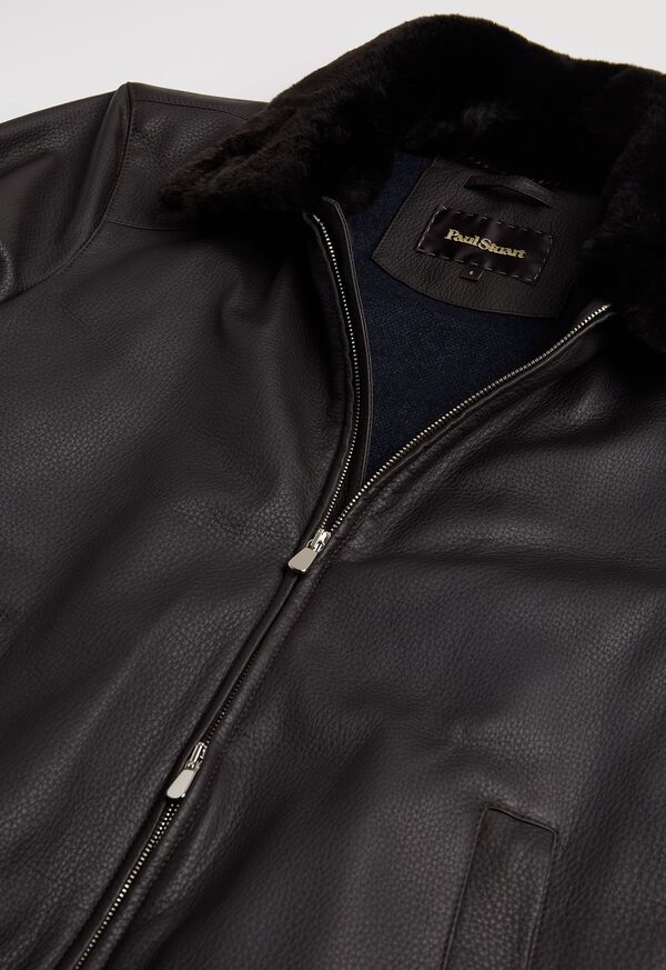 Paul Stuart Deerskin Bomber Jacket, image 4