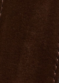 Paul Stuart Nubuk Suede Belt with Gold Buckle, thumbnail 3