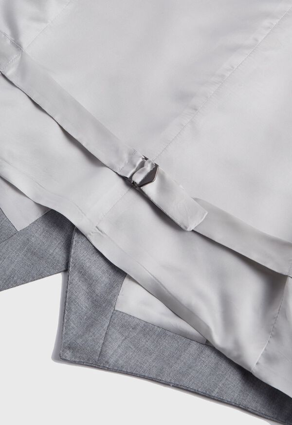 Paul Stuart Pearl Grey Wool Suit Vest, image 3