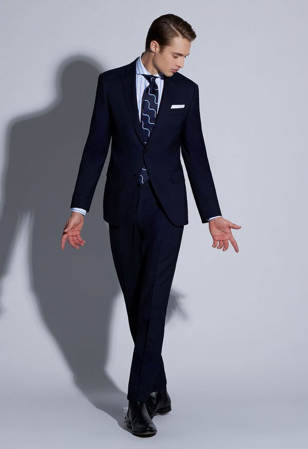 Paul Stuart Tonal Windowpane All Year Wool Suit, image 2