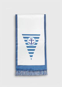 Paul Stuart Anchor Printed Silk Scarf, thumbnail 2