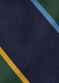 Paul Stuart Multicolor Block Stripe Tie, thumbnail 3