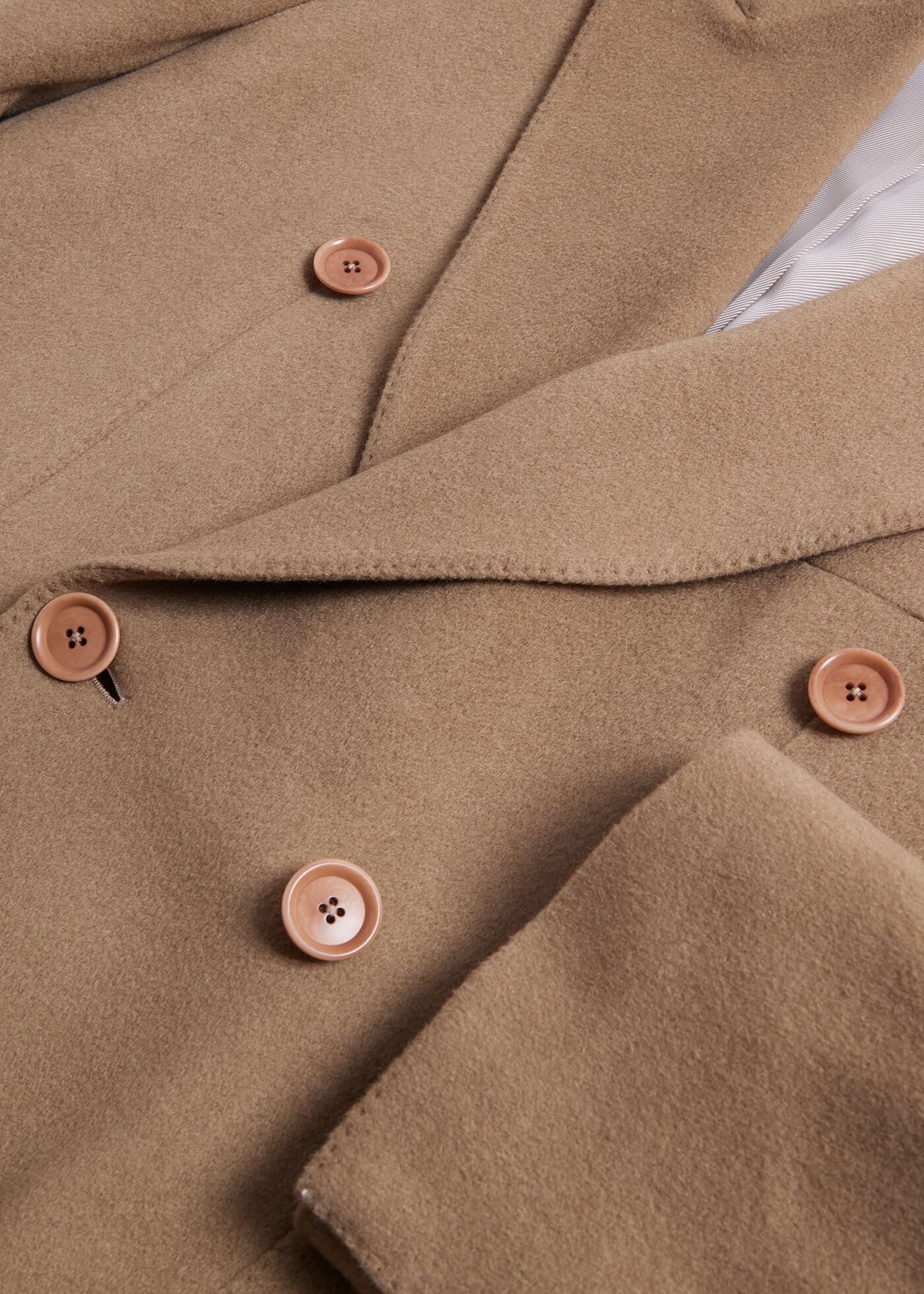 Double breasted cashmere overcoat store