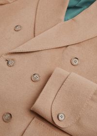 Paul Stuart Camel Hair Double Breasted Short Coat, thumbnail 2