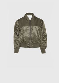 Paul Stuart Khaki Bomber Jacket, thumbnail 1
