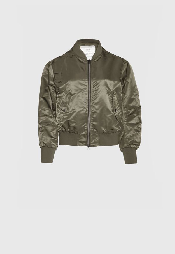 Paul Stuart Khaki Bomber Jacket, image 1