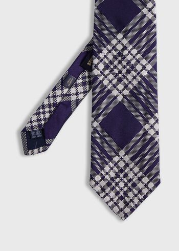 Paul Stuart Woven Silk Plaid Tie