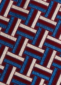 Paul Stuart Woven Silk Basketweave Tie, thumbnail 3