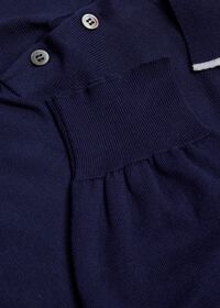Paul Stuart Long Sleeve Polo with Contrast Trim, thumbnail 2