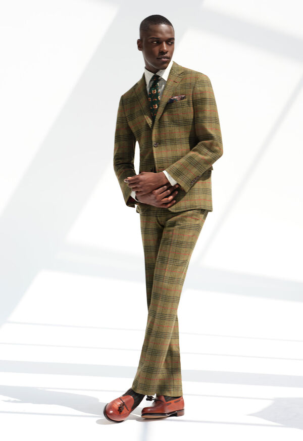 Paul Stuart Plaid Two Button Suit, image 2