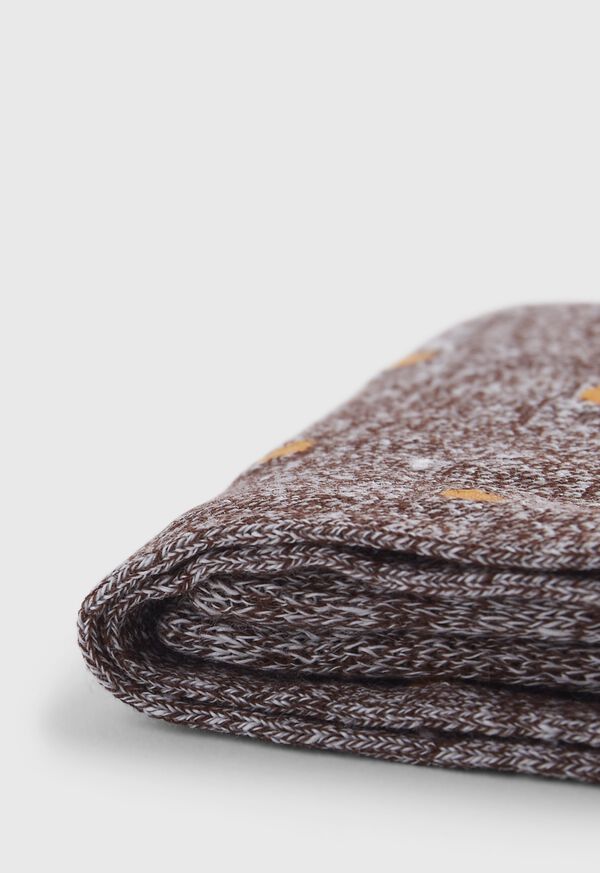 Paul Stuart Mélange Dotted Sock, image 2