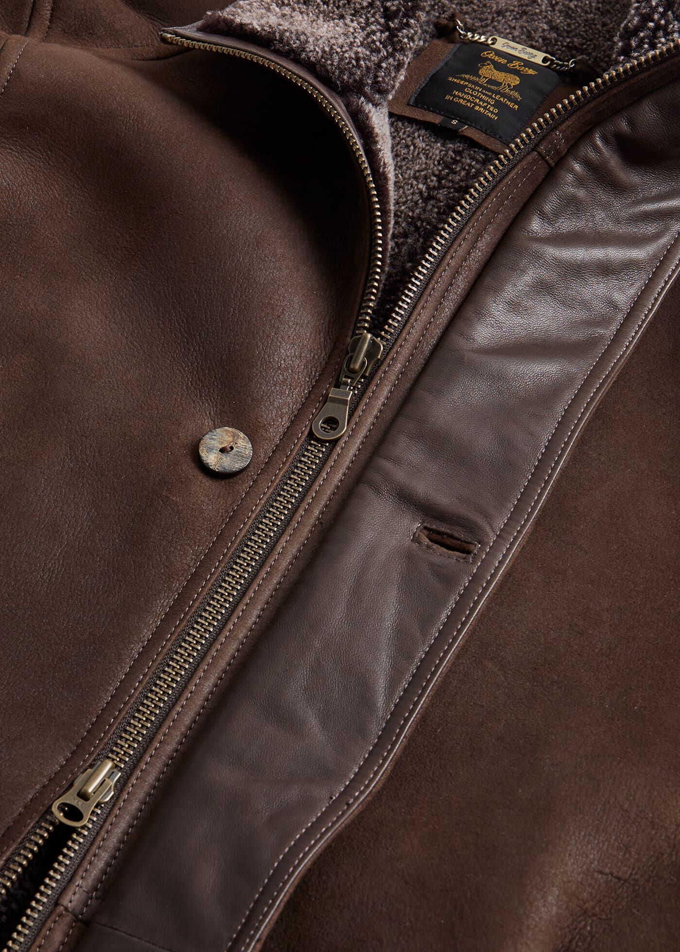 Orvis shearling jacket discount