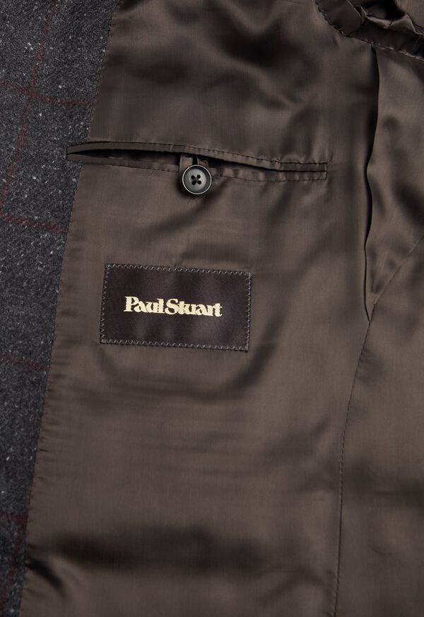 Paul Stuart Grey Donegal Wool Sport Jacket, image 2