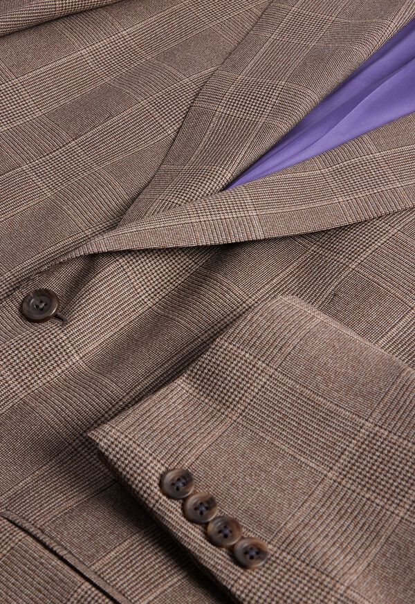 Paul Stuart Super 120s Wool Plaid Colman Suit, image 5