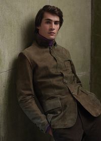 Paul Stuart Suede Raw Edge Jacket, thumbnail 2