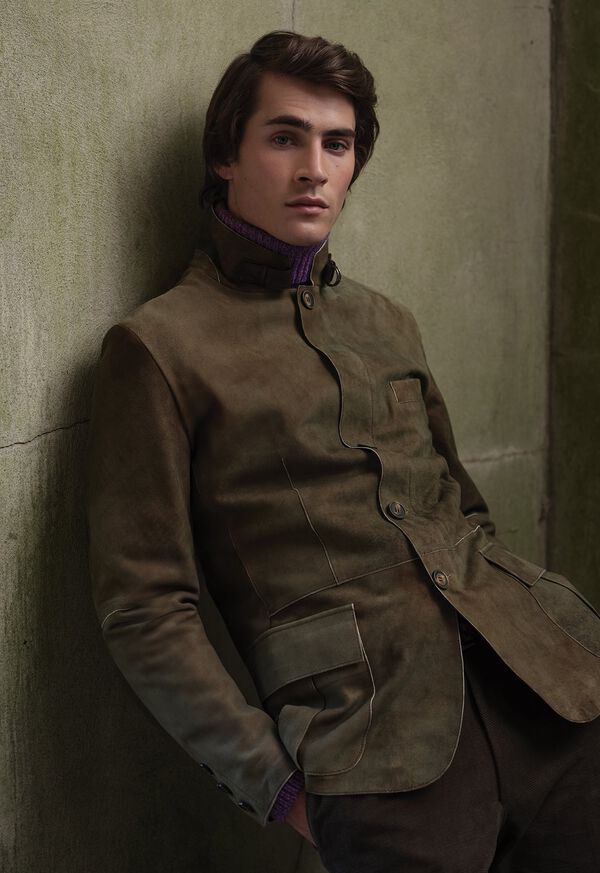 Paul Stuart Suede Raw Edge Jacket, image 2