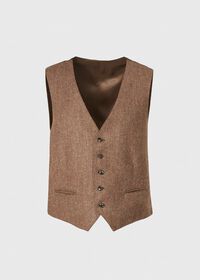 Paul Stuart Shetland Tweed Tailored Vest, thumbnail 1
