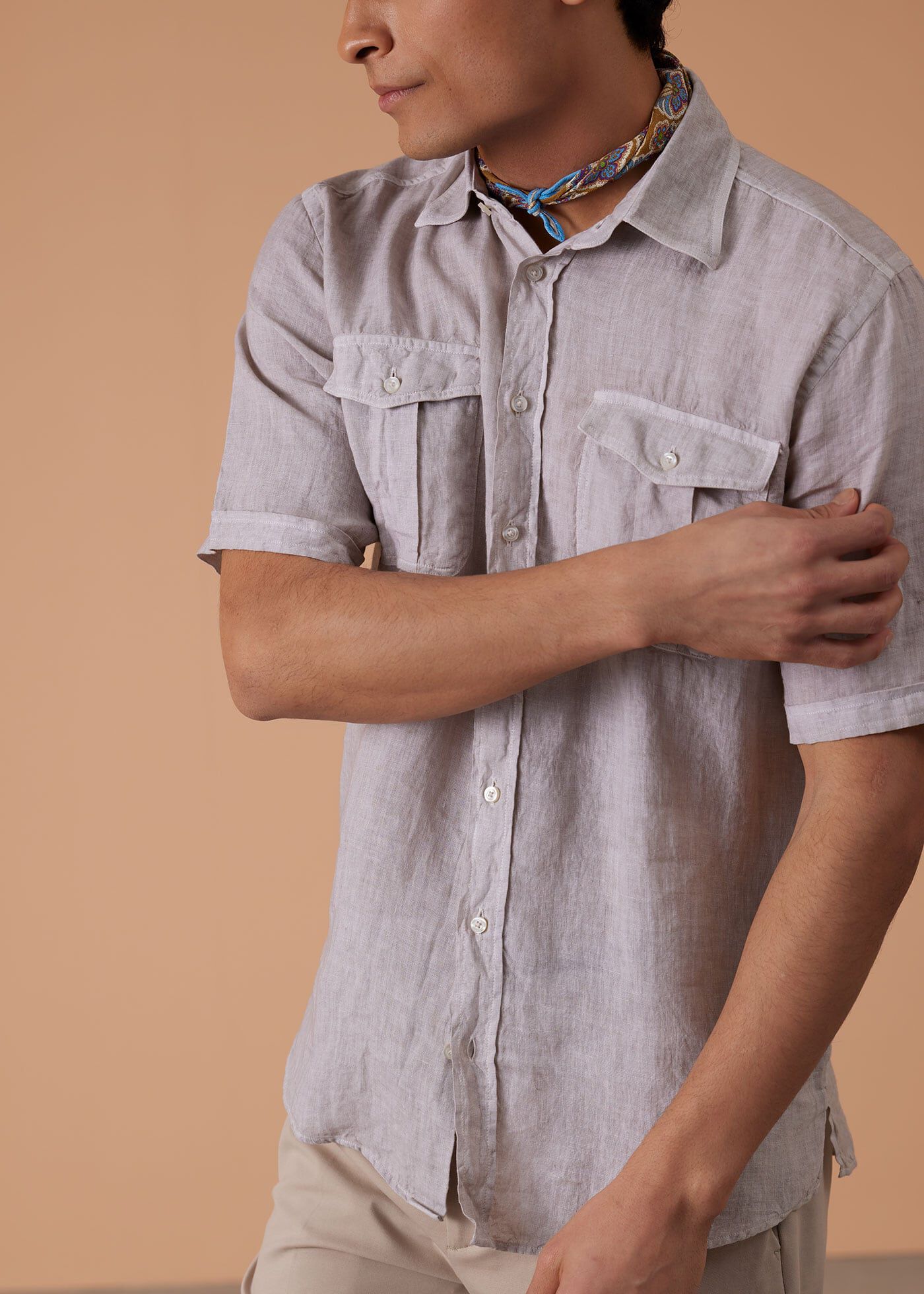 Military style short sleeve shirts best sale