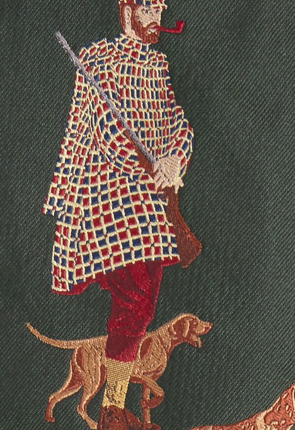 Paul Stuart Hunting Man and Dog Silk Tie, image 3