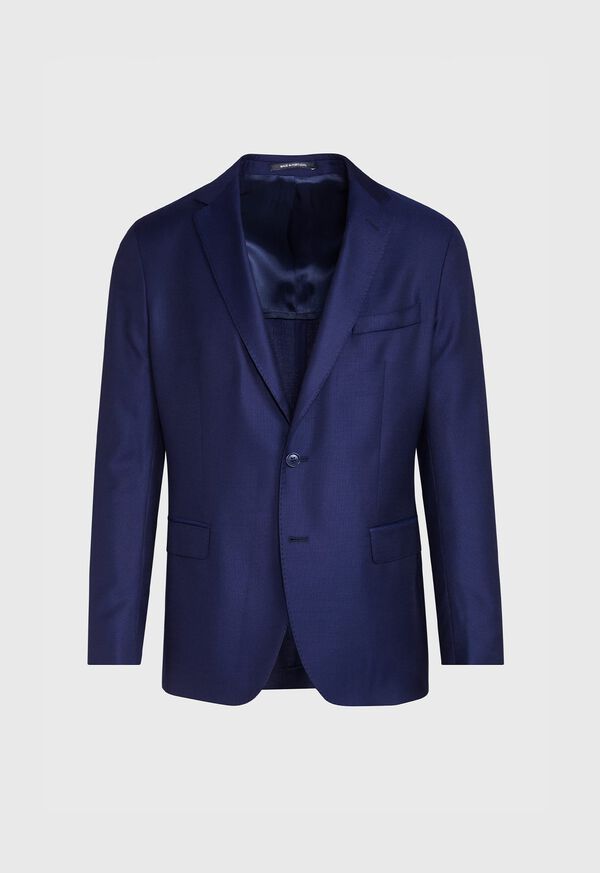 Paul Stuart Marine Blue Hopsack Soft Jacket, image 1