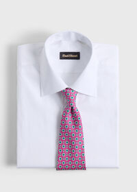 Paul Stuart Printed Silk Small Medallion Tie, thumbnail 2