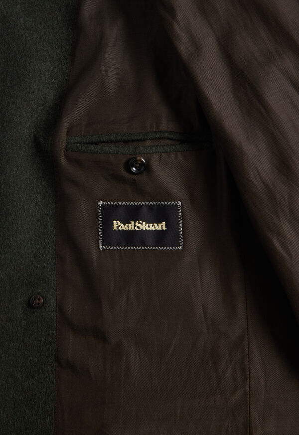 Paul Stuart Double Breasted Military Style Wool Coat, image 4
