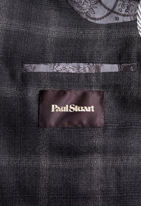 Paul Stuart Grey Plaid Sport Jacket, image 3