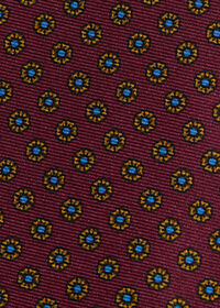 Paul Stuart Micro Medallion Printed Silk Tie, thumbnail 3