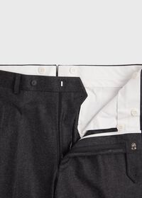 Paul Stuart Wool Flannel Grey Trouser, thumbnail 5