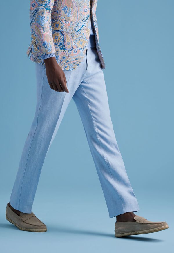 Paul Stuart Linen Drawstring Trouser, image 2