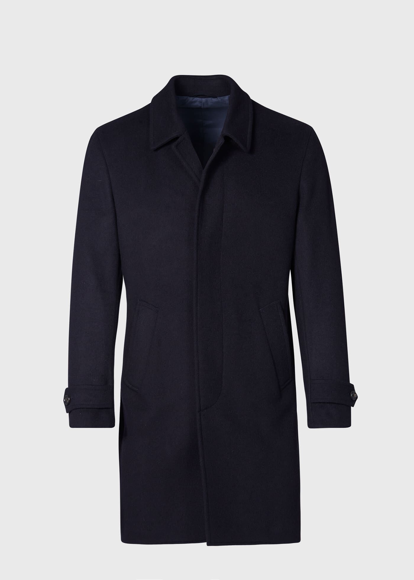 Italian melton car coat clearance