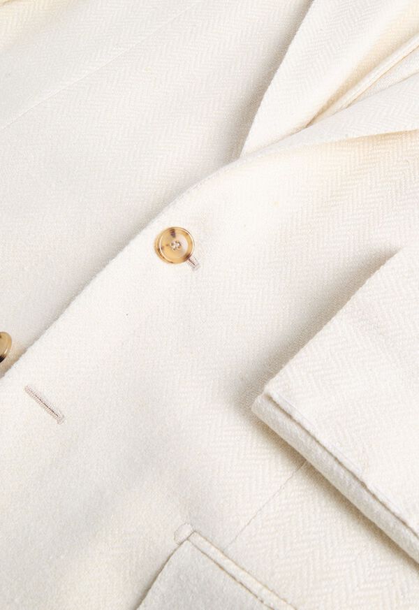 Paul Stuart Silk & Linen Herringbone Jacket, image 2