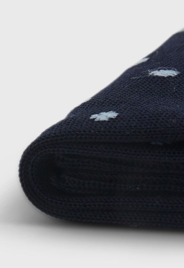 Paul Stuart Cotton Large Dot Sock, image 2