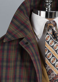 Paul Stuart Plaid Trench Coat, thumbnail 6