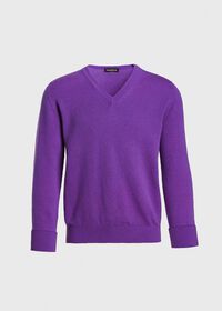 Paul Stuart Classic Cashmere V-Neck Sweater, thumbnail 32