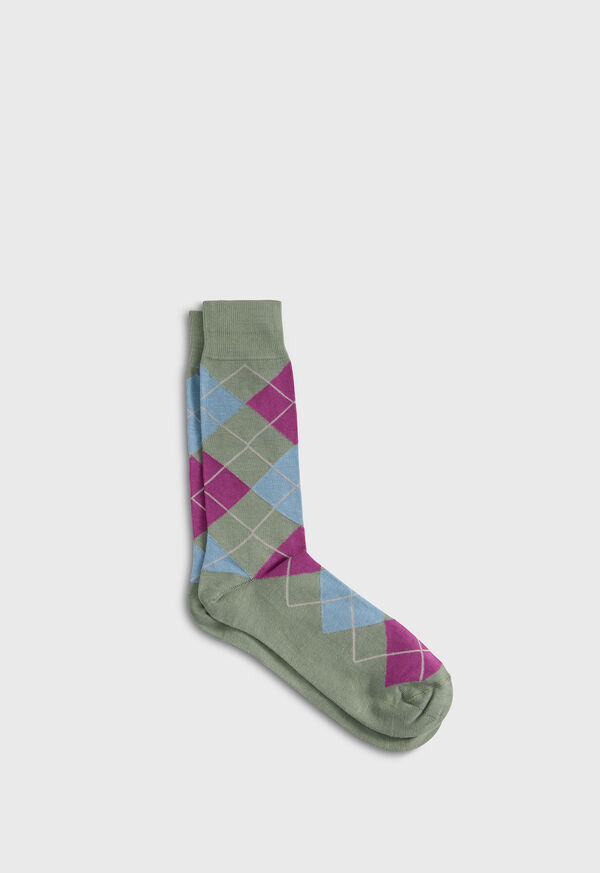 Paul Stuart Cotton Argyle Sock, image 1