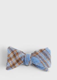 Paul Stuart Tweed Plaid Bow Tie, thumbnail 1