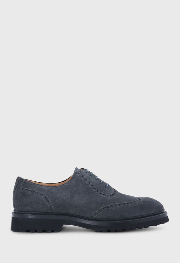 Paul Stuart Homer Suede Wing Tip Oxford, image 1